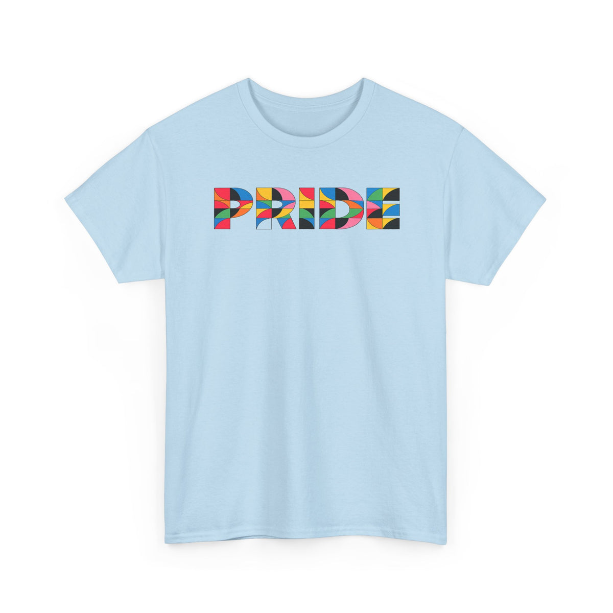 Geometric Pride Rainbow T-Shirt | Geometric Mosaic Pride Graphic Tee | LGBTQ Allies Shirt | Subtle Pride Apparel