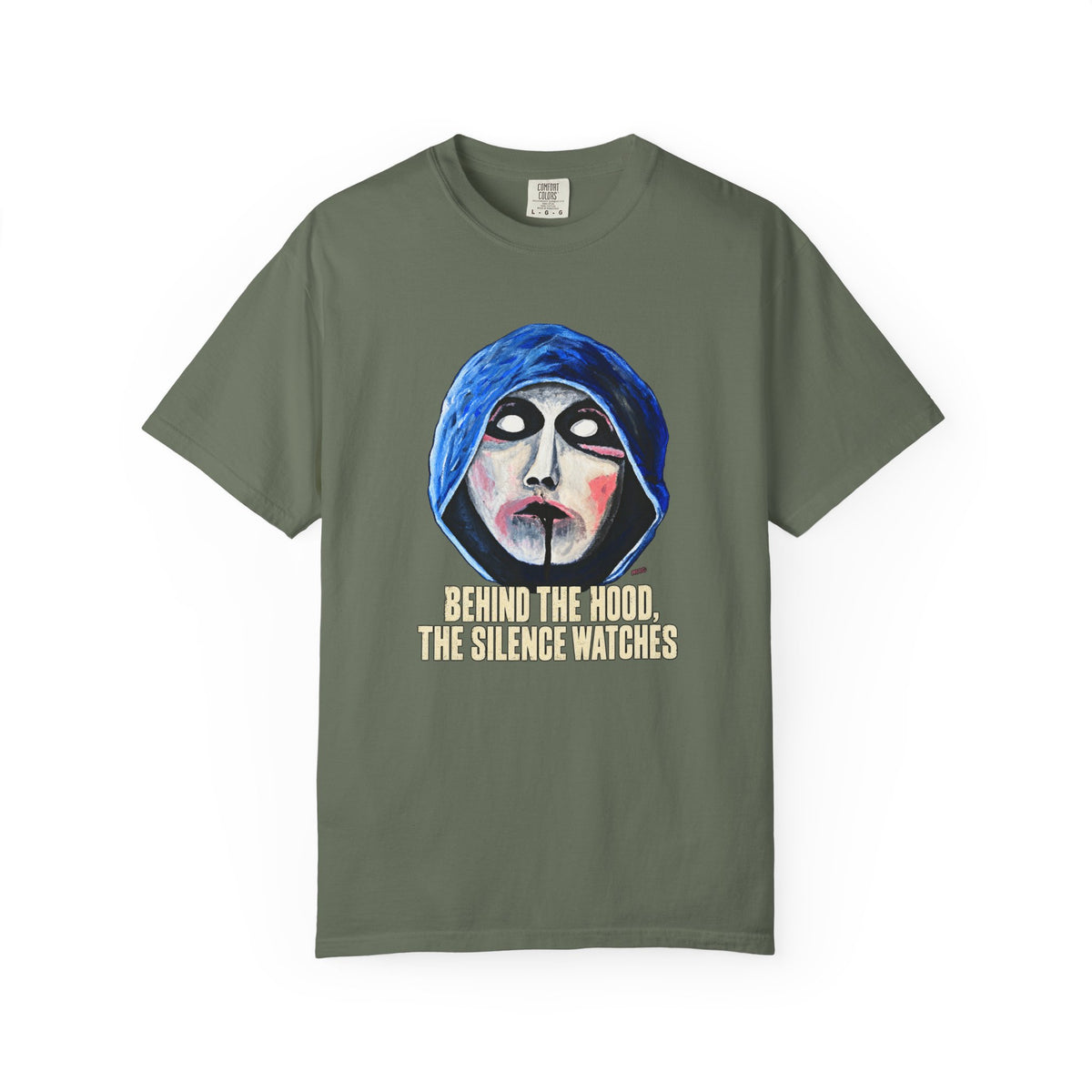 Behind The Hood Graphic Tee - Original Painted Dark Art T-Shirt