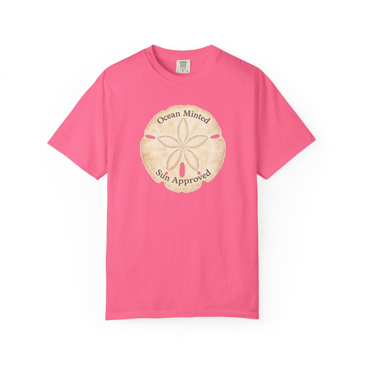 Ocean Minted Sun Approved Sand Dollar T-Shirt | Mint Green Coastal Graphic Tee