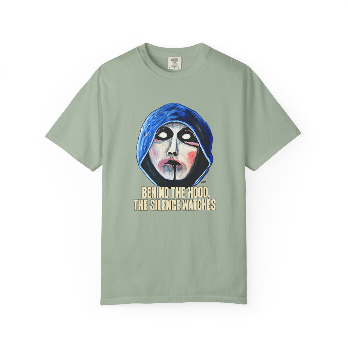 Behind The Hood Graphic Tee - Original Painted Dark Art T-Shirt