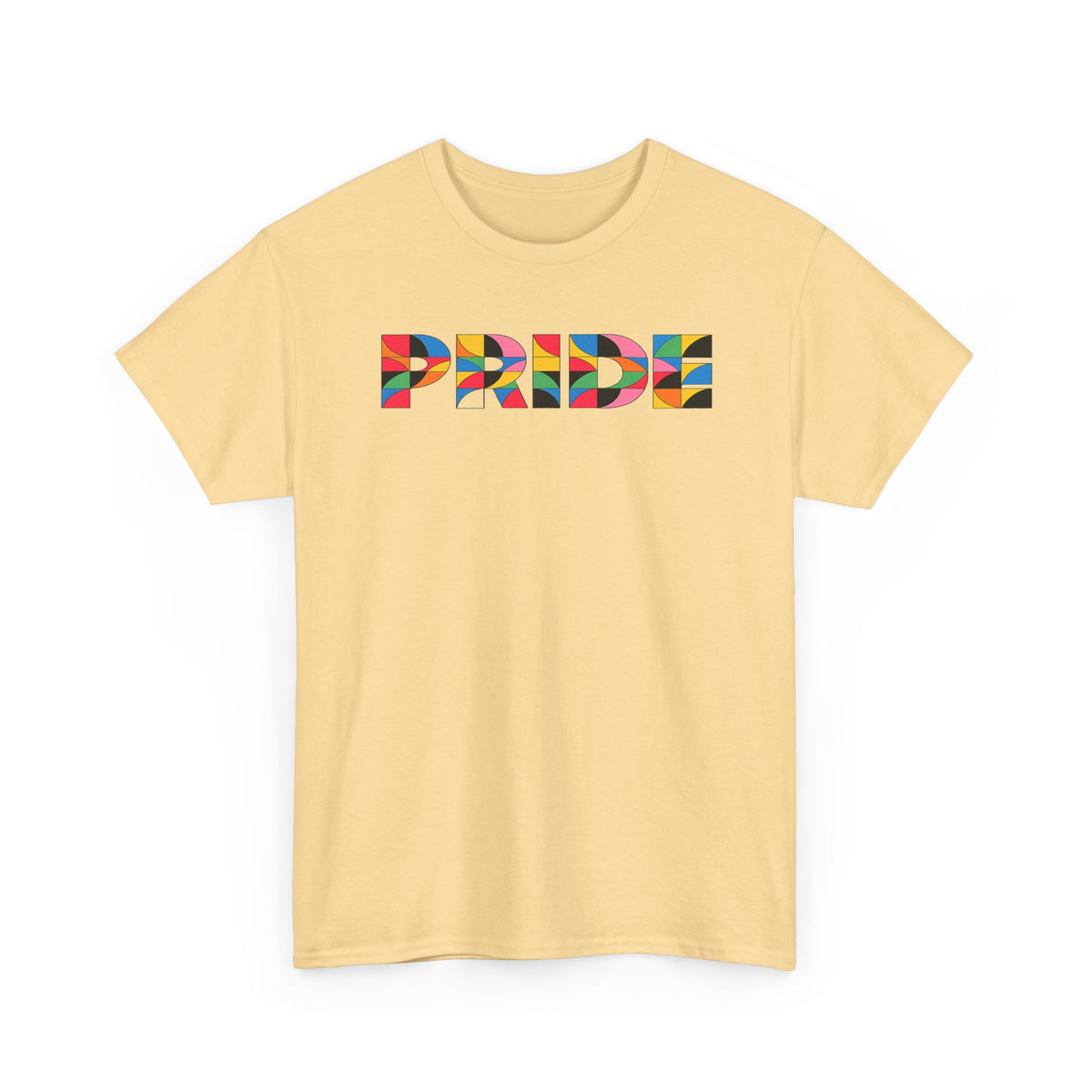 Geometric Pride Rainbow T-Shirt | Geometric Mosaic Pride Graphic Tee | LGBTQ Allies Shirt | Subtle Pride Apparel