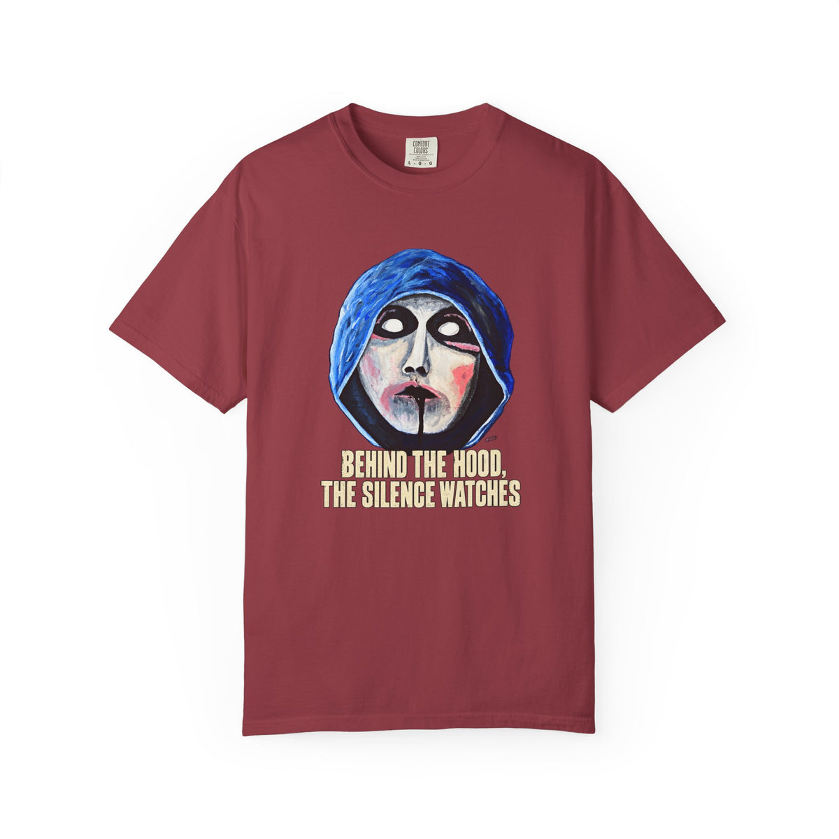 Behind The Hood Graphic Tee - Original Painted Dark Art T-Shirt