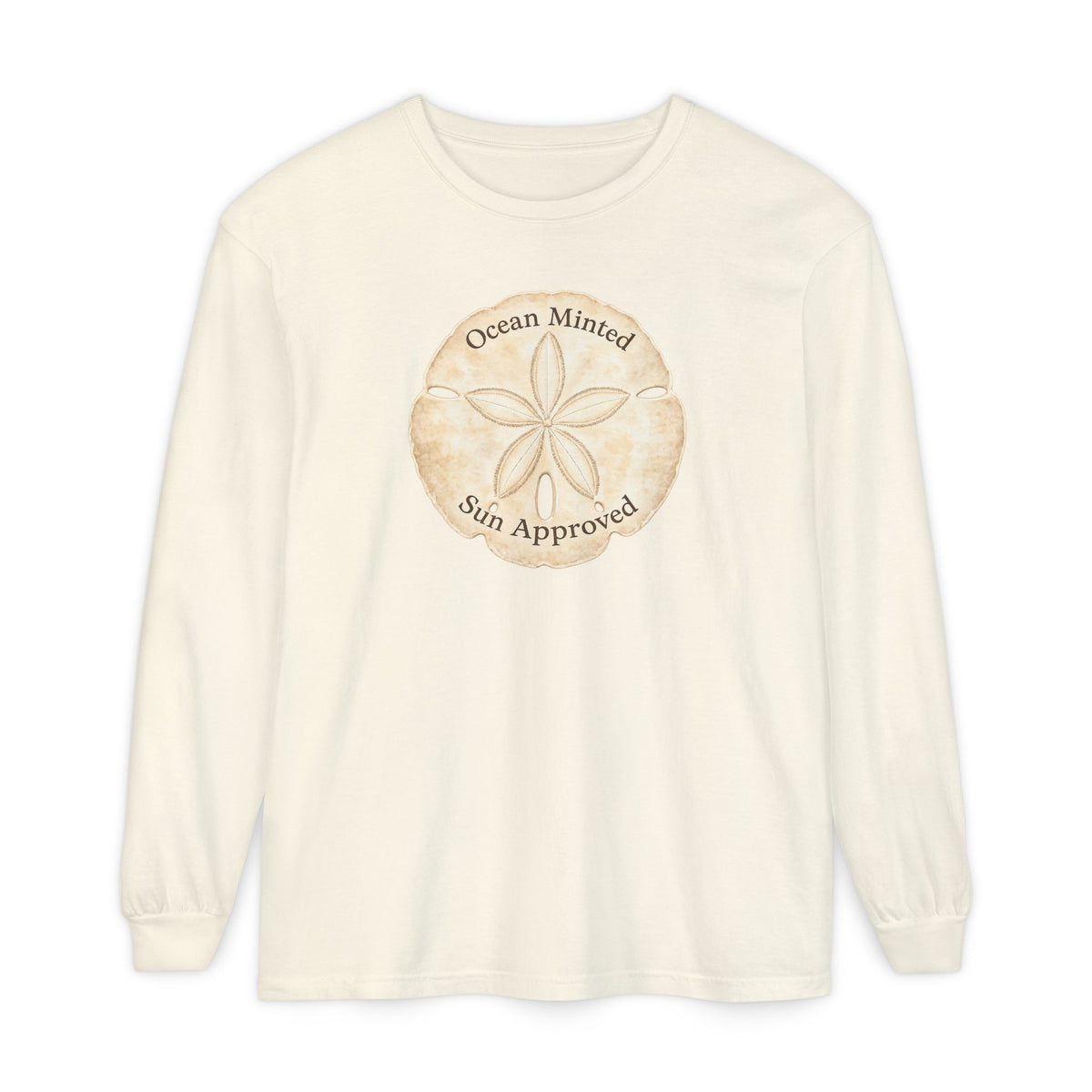 Ocean Minted Sun Approved Sand Dollar Crewneck Sweatshirt | Beachy Pullover