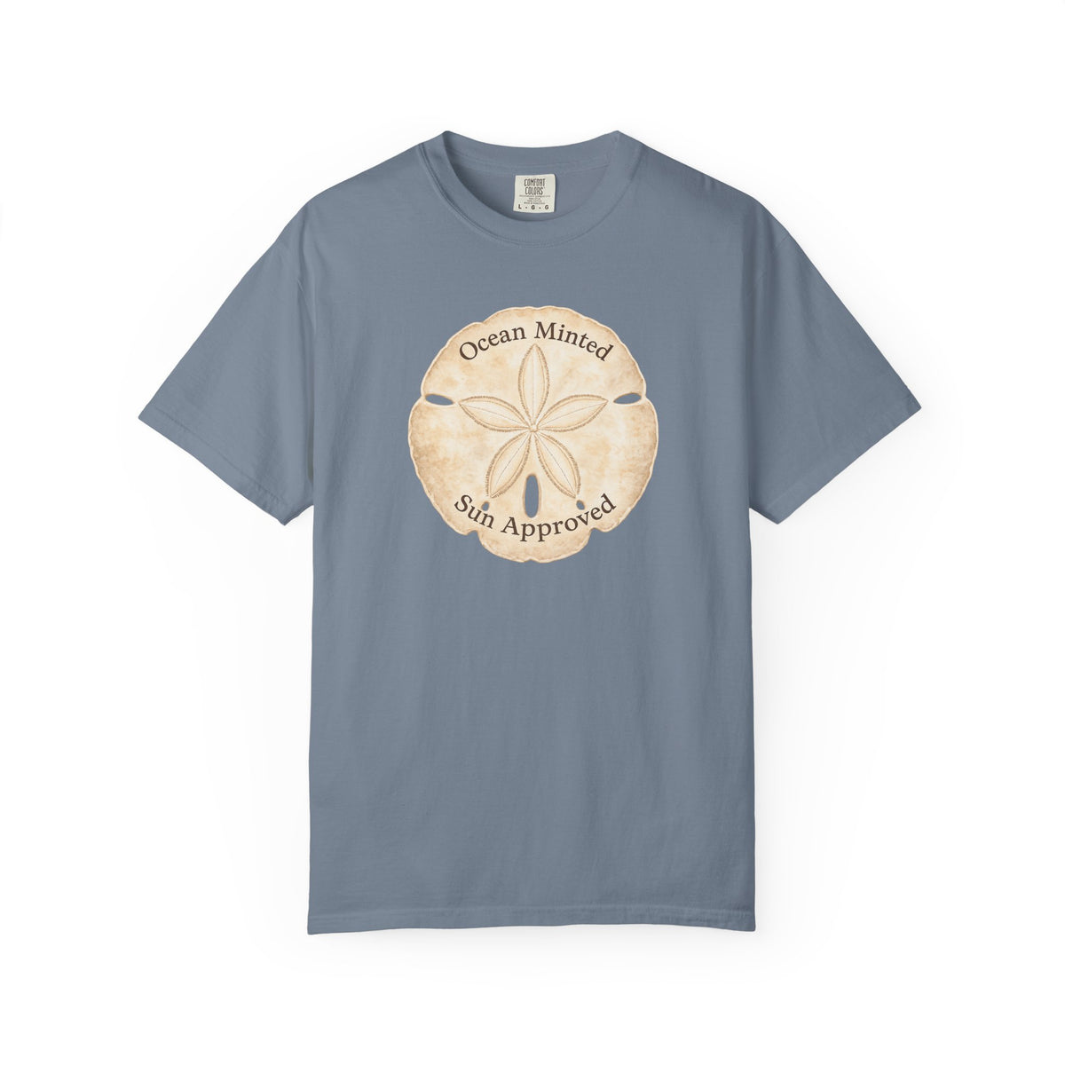 Ocean Minted Sun Approved Sand Dollar T-Shirt | Mint Green Coastal Graphic Tee