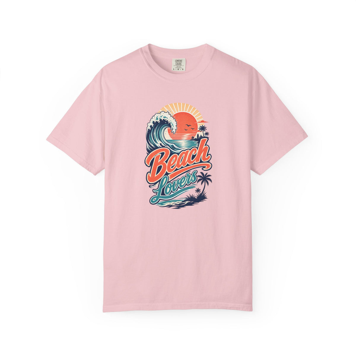 Beach Lovers Retro Sunset Wave T-Shirt | Vintage Ocean Surf Graphic Tee