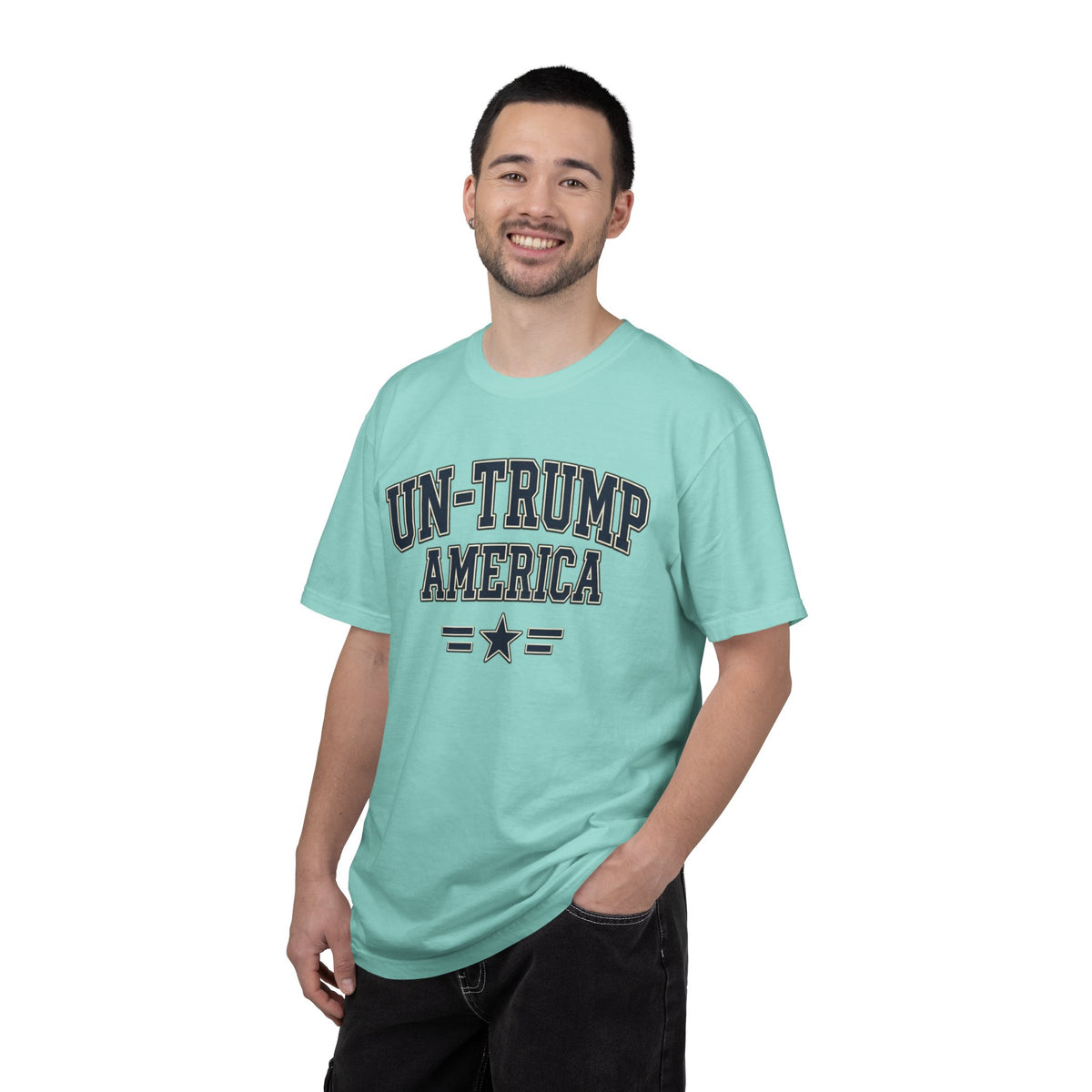 Un-Trump America T-Shirt | Vintage Collegiate Political Parody Tee