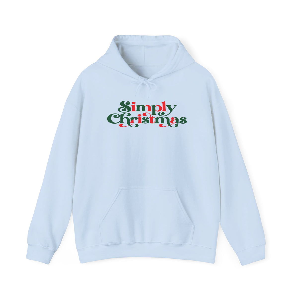 Simply Christmas Hoodie | Retro Festive Holiday Sweatshirt