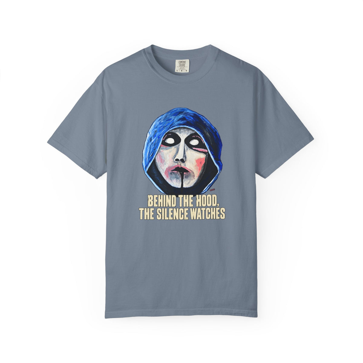 Behind The Hood Graphic Tee - Original Painted Dark Art T-Shirt