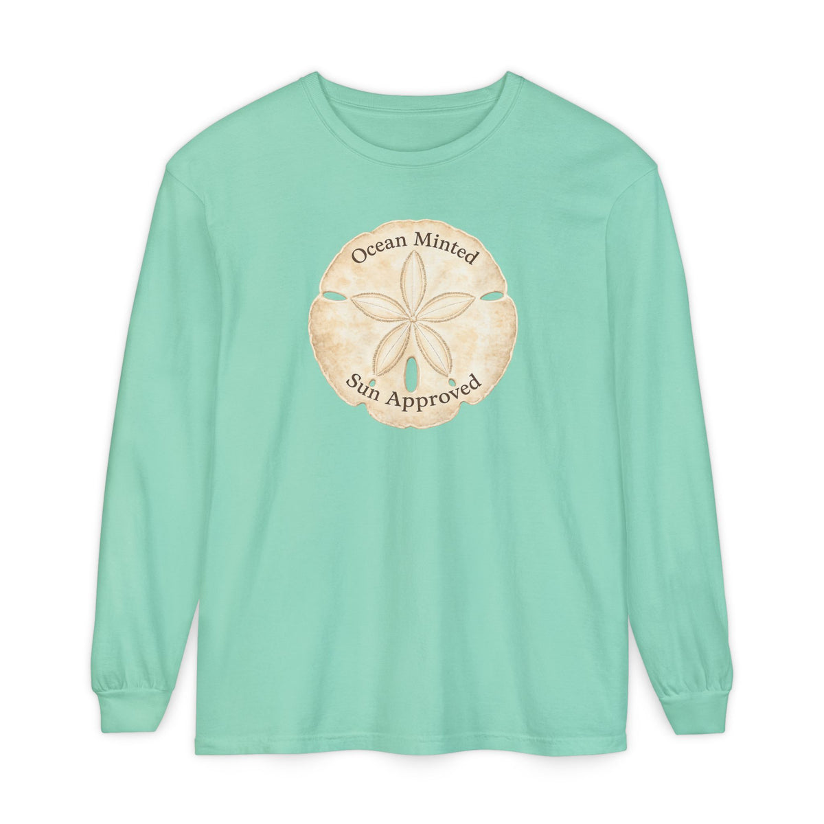 Ocean Minted Sun Approved Sand Dollar Crewneck Sweatshirt | Beachy Pullover