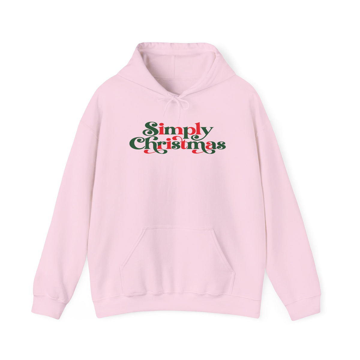 Simply Christmas Hoodie | Retro Festive Holiday Sweatshirt