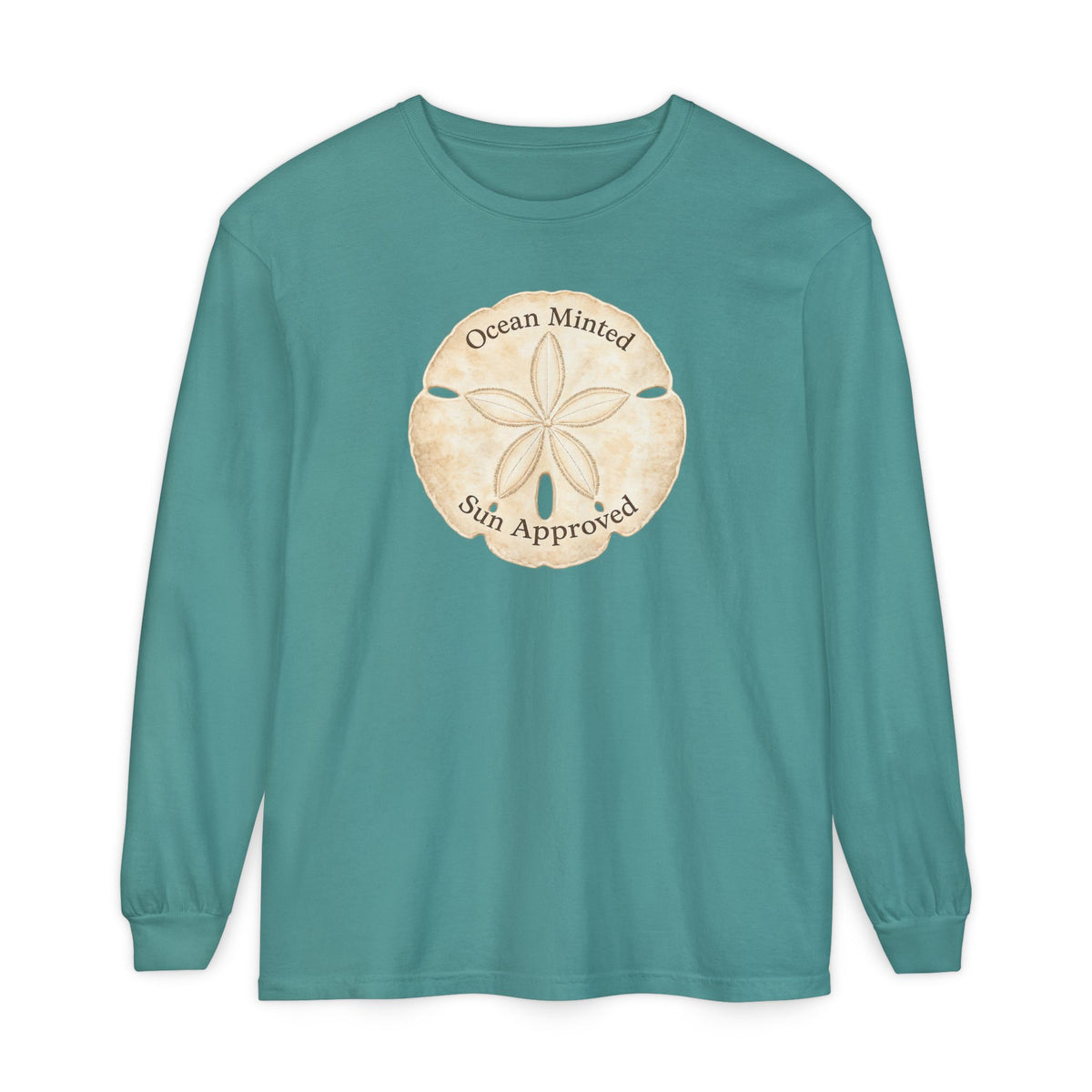Ocean Minted Sun Approved Sand Dollar Crewneck Sweatshirt | Beachy Pullover