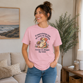 If Exercising Was As Easy As Eating Puppy T-Shirt | Funny Pink Graphic Tee