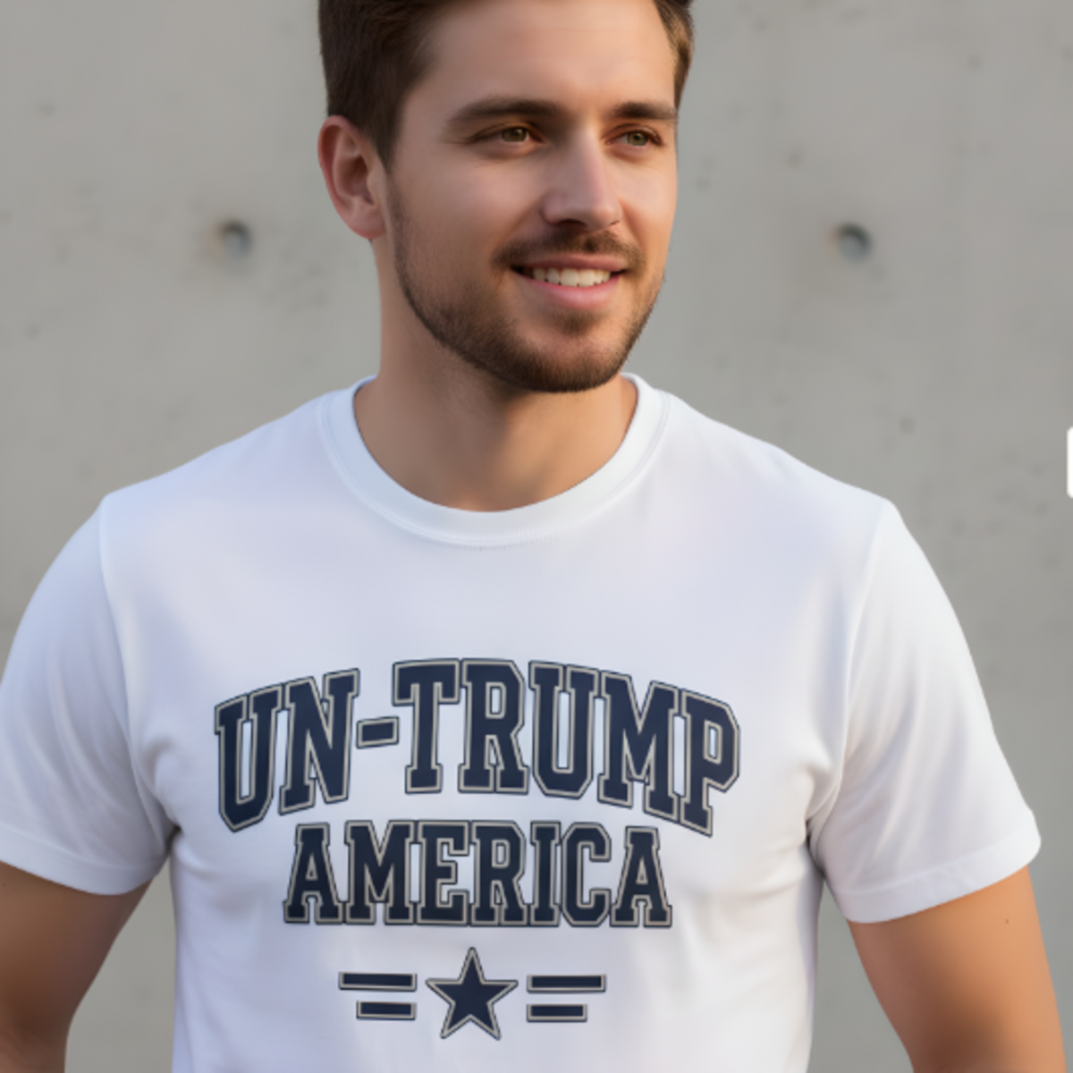 Un-Trump America T-Shirt | Vintage Collegiate Political Parody Tee