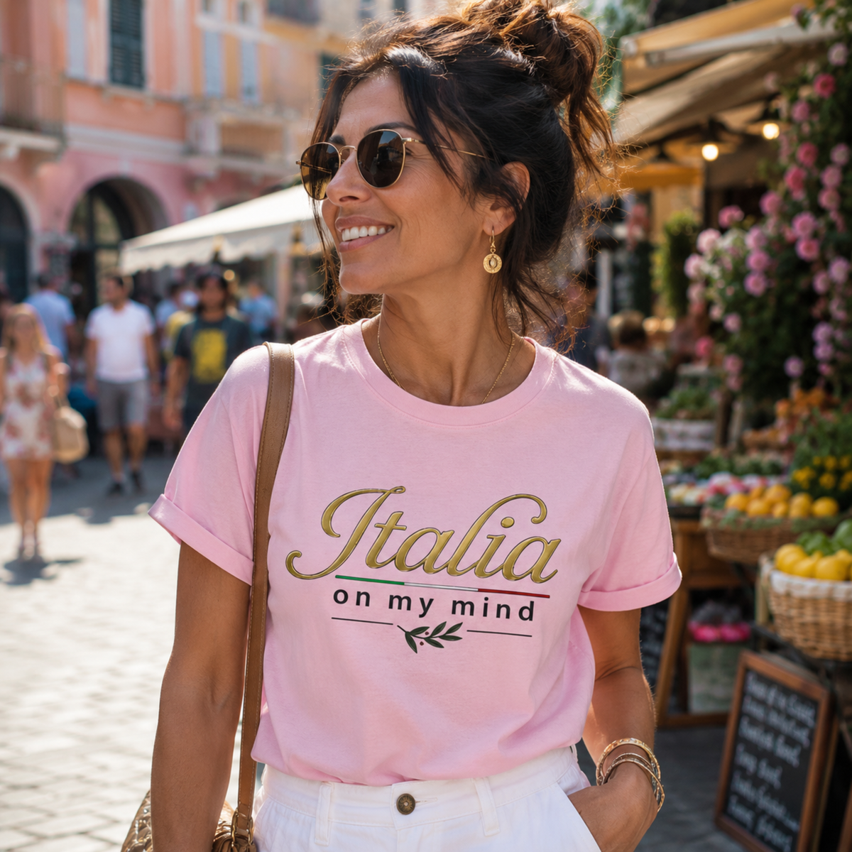 Italia On My Mind T-Shirt | Vintage Italian Vacation Graphic Tee