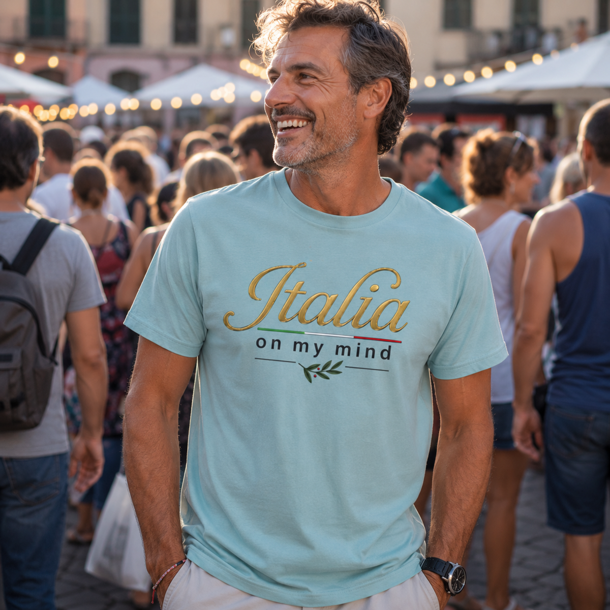 Italia On My Mind T-Shirt | Vintage Italian Vacation Graphic Tee