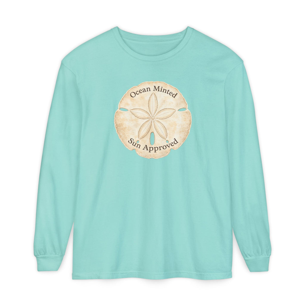 Ocean Minted Sun Approved Sand Dollar Crewneck Sweatshirt | Beachy Pullover