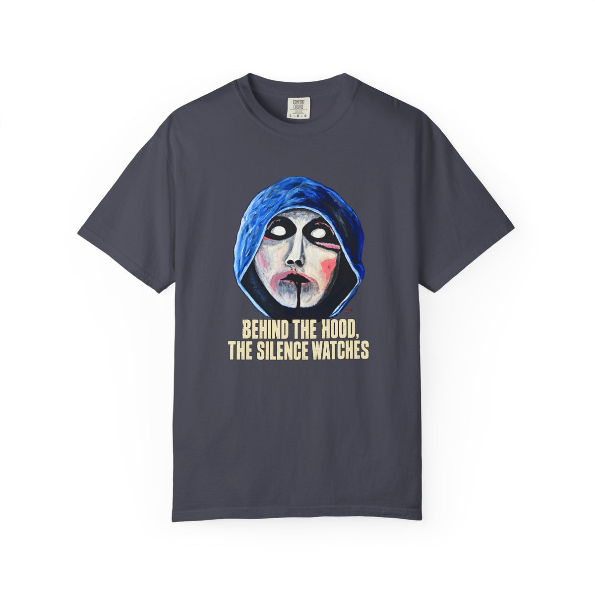 Behind The Hood Graphic Tee - Original Painted Dark Art T-Shirt
