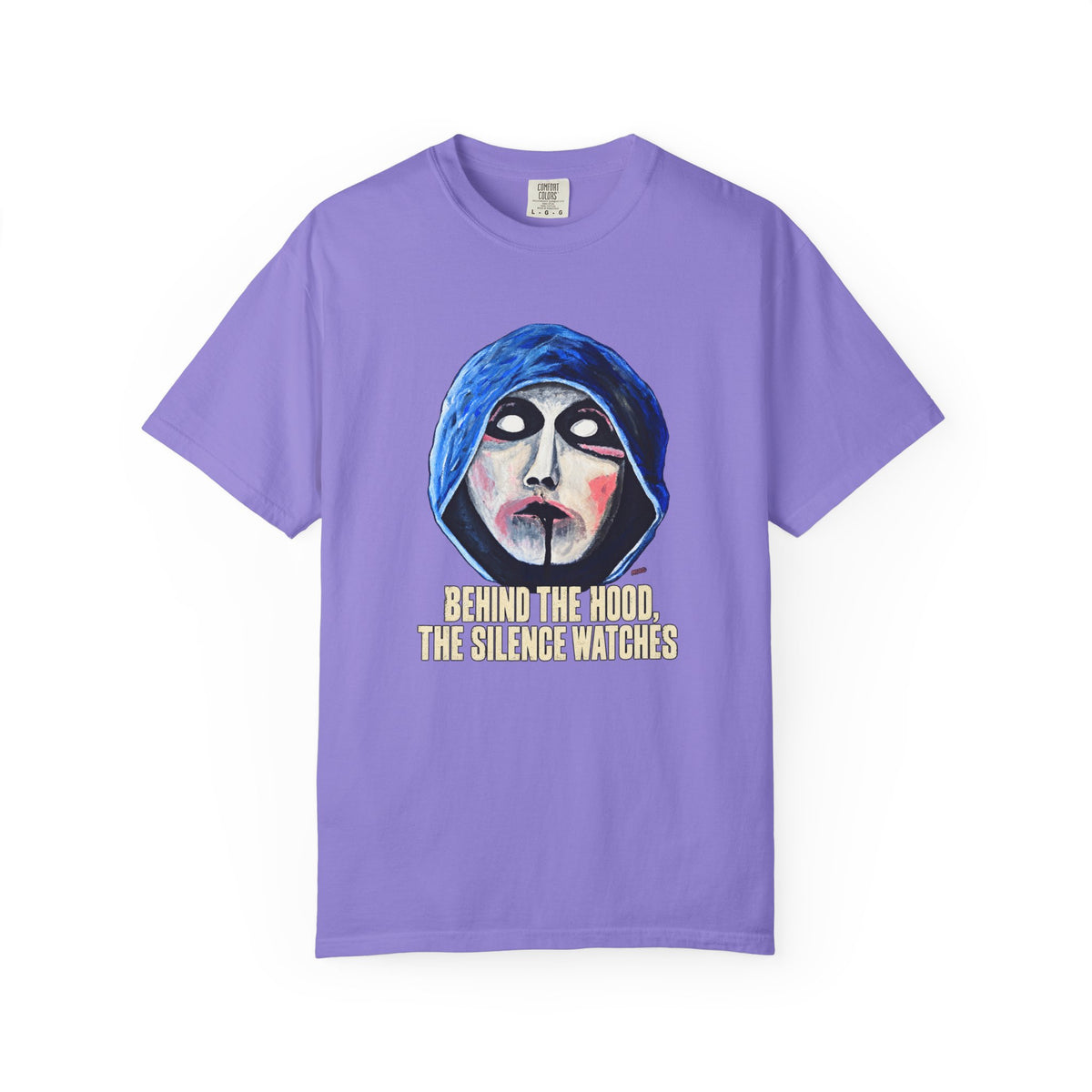 Behind The Hood Graphic Tee - Original Painted Dark Art T-Shirt