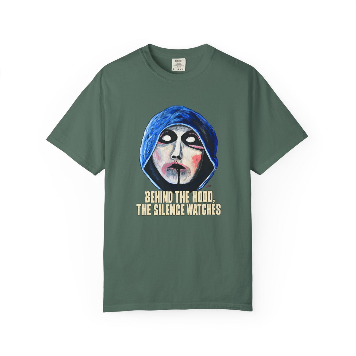 Behind The Hood Graphic Tee - Original Painted Dark Art T-Shirt