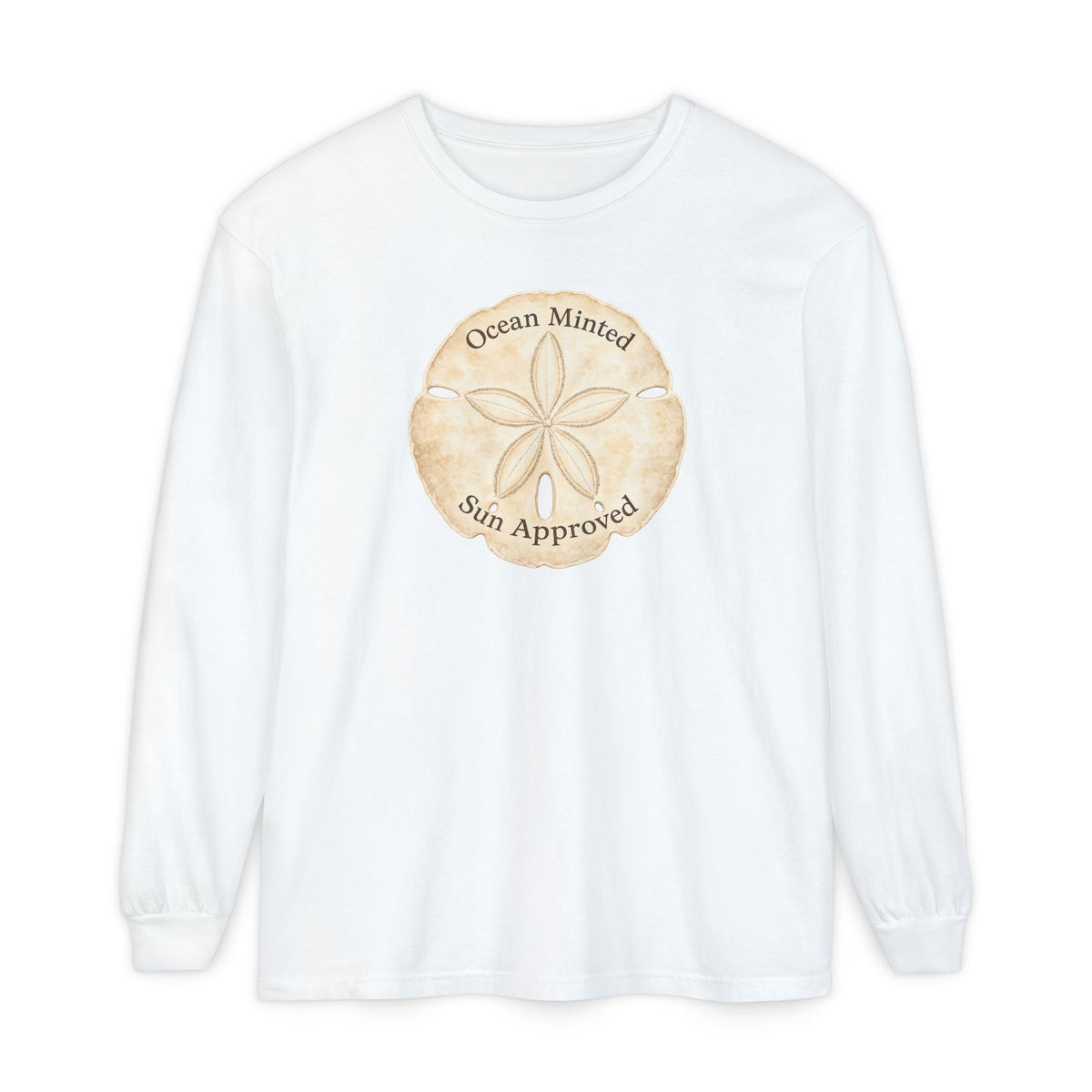 Ocean Minted Sun Approved Sand Dollar Crewneck Sweatshirt | Beachy Pullover