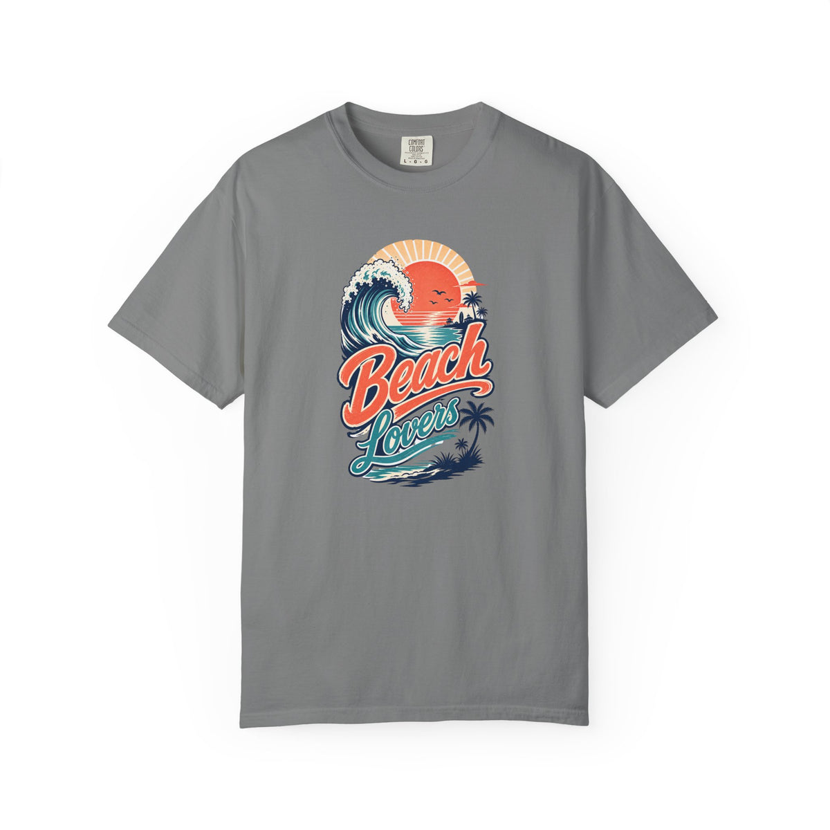 Beach Lovers Retro Sunset Wave T-Shirt | Vintage Ocean Surf Graphic Tee