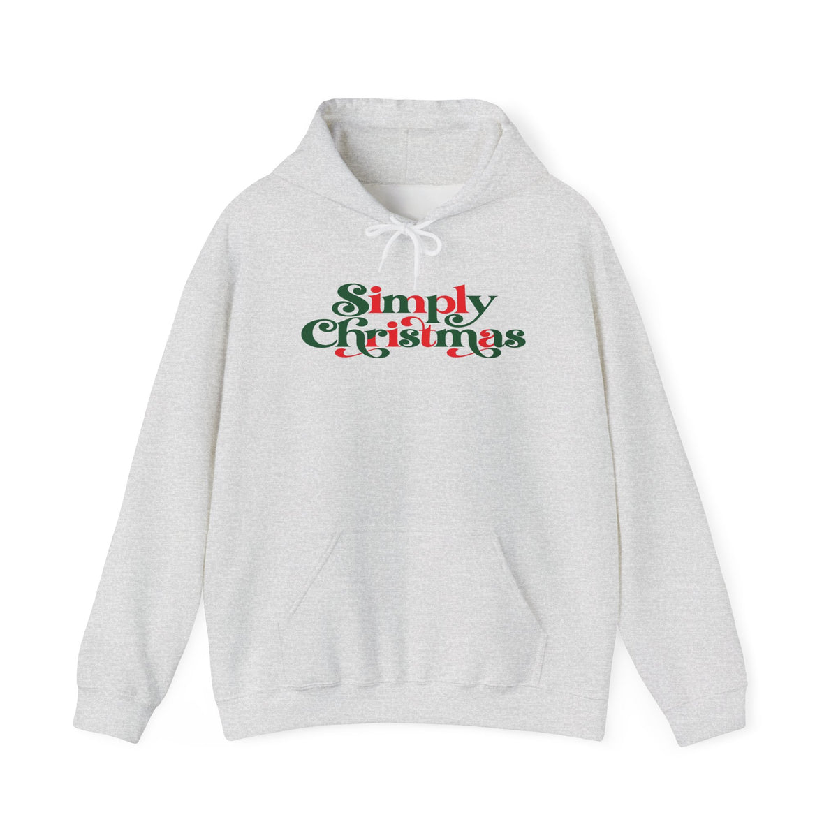Simply Christmas Hoodie | Retro Festive Holiday Sweatshirt