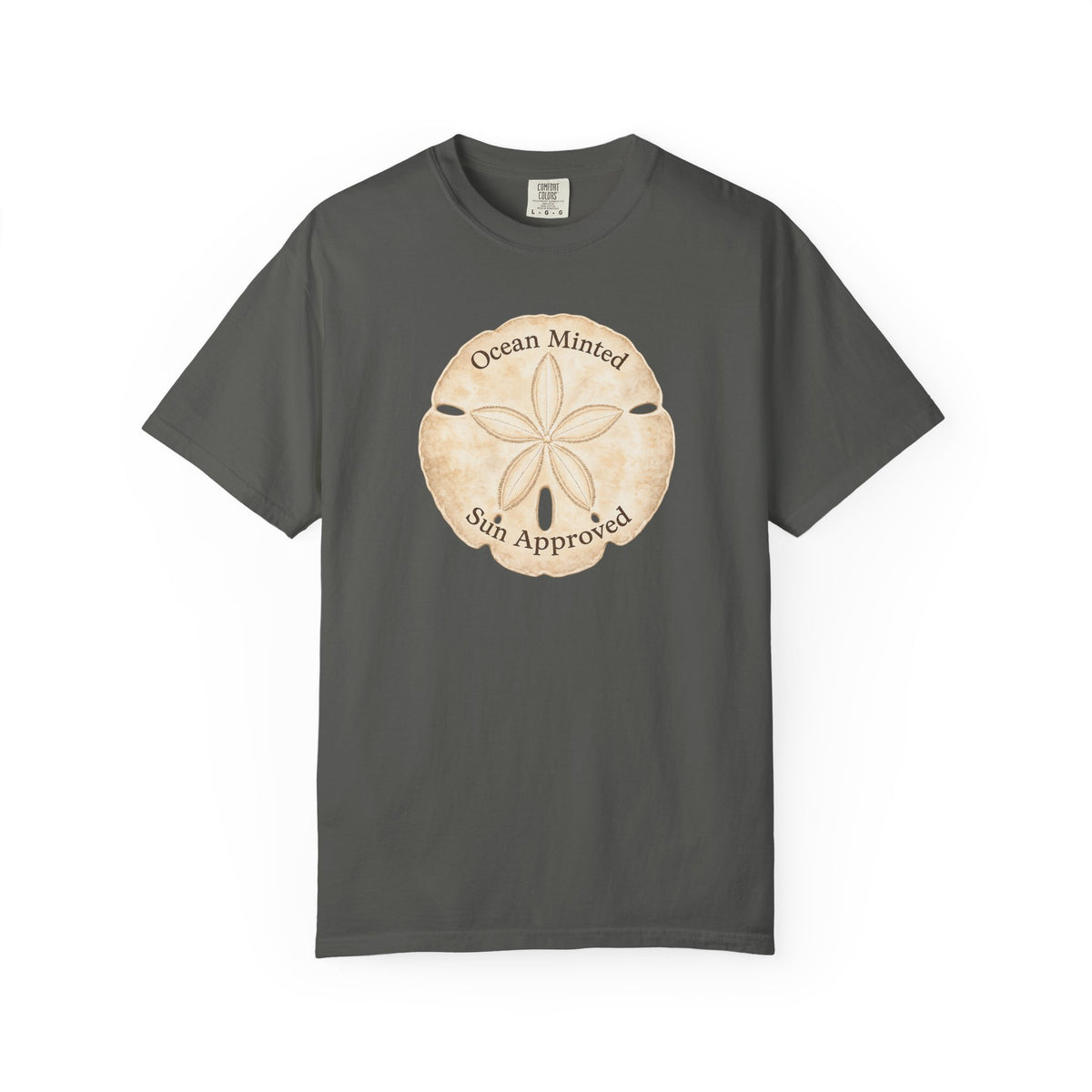 Ocean Minted Sun Approved Sand Dollar T-Shirt | Mint Green Coastal Graphic Tee