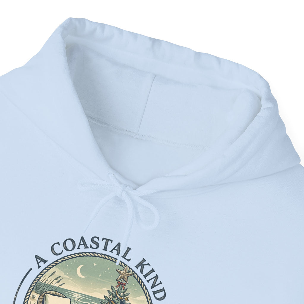 A Coastal Kind of Christmas Hoodie | Beach Chair Holiday Pullover Sweatshirt