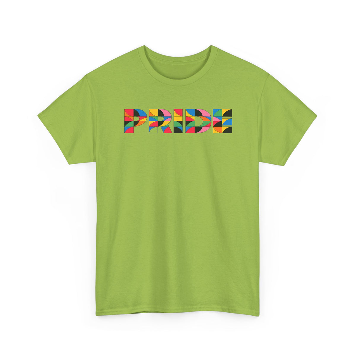 Geometric Pride Rainbow T-Shirt | Geometric Mosaic Pride Graphic Tee | LGBTQ Allies Shirt | Subtle Pride Apparel