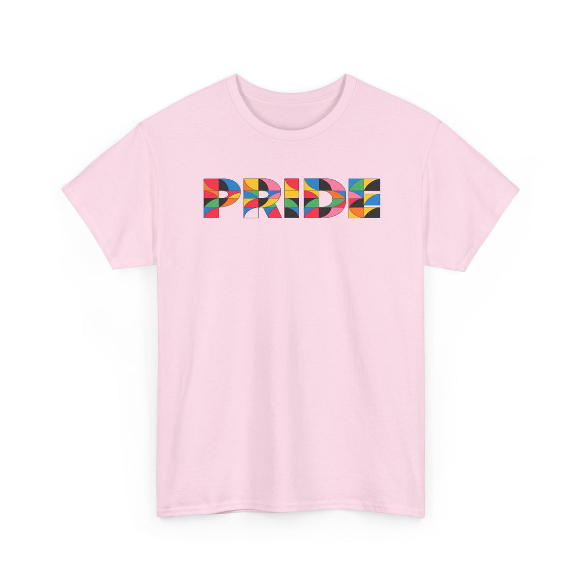 Geometric Pride Rainbow T-Shirt | Geometric Mosaic Pride Graphic Tee | LGBTQ Allies Shirt | Subtle Pride Apparel