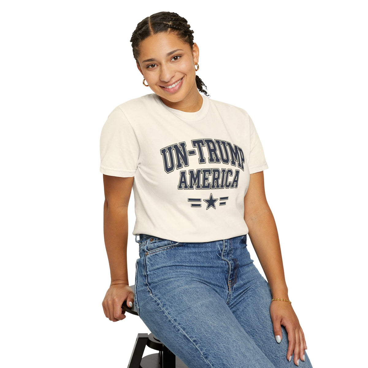 Un-Trump America T-Shirt | Vintage Collegiate Political Parody Tee