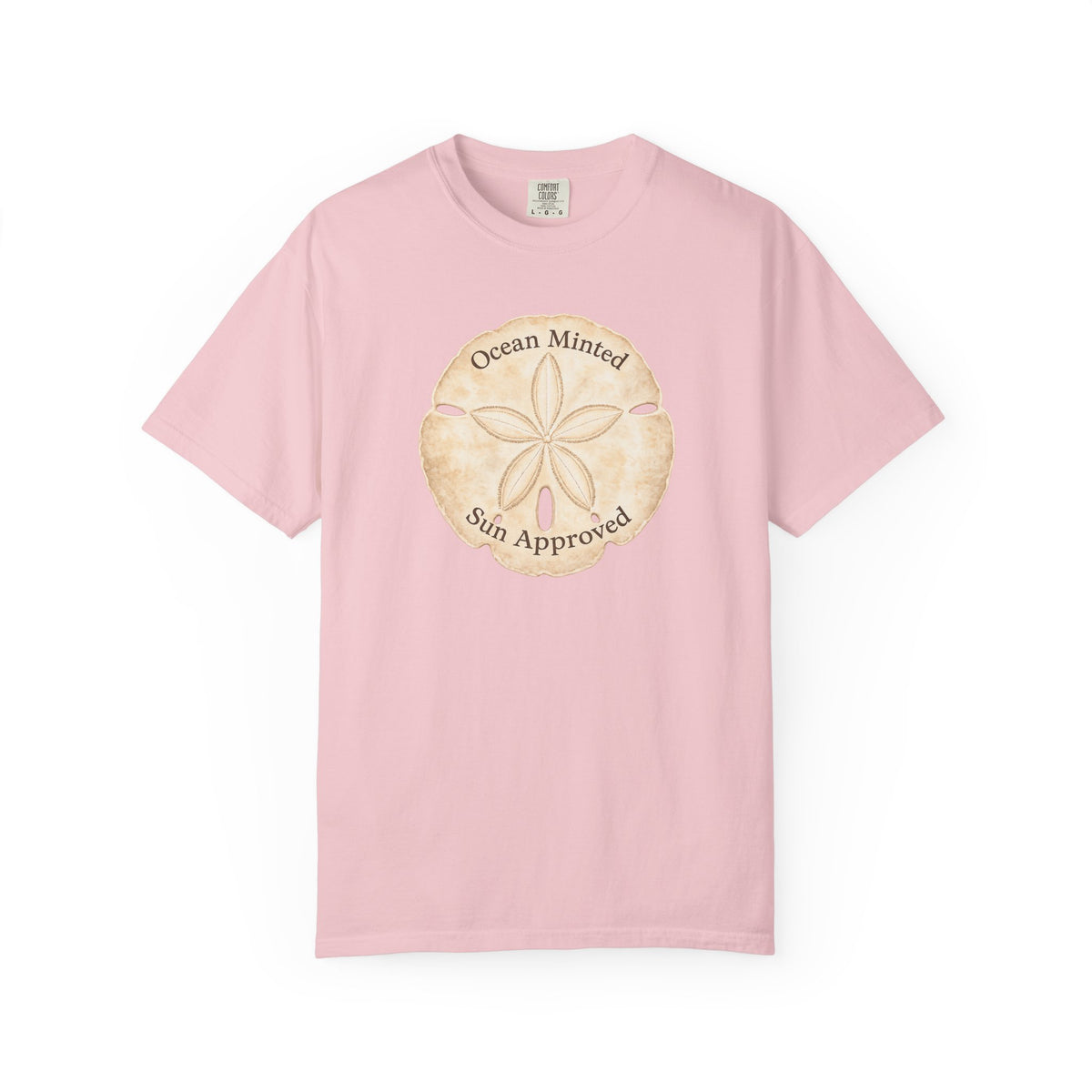 Ocean Minted Sun Approved Sand Dollar T-Shirt | Mint Green Coastal Graphic Tee